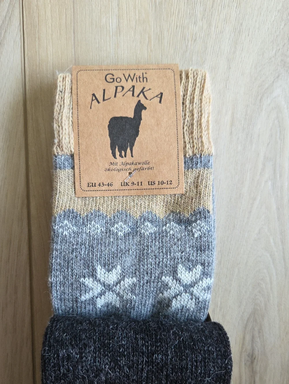 Gowith Alpaca Socks 10-13 New 2 Pack